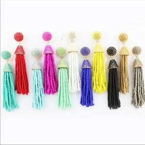 Beads Tassel Earrings